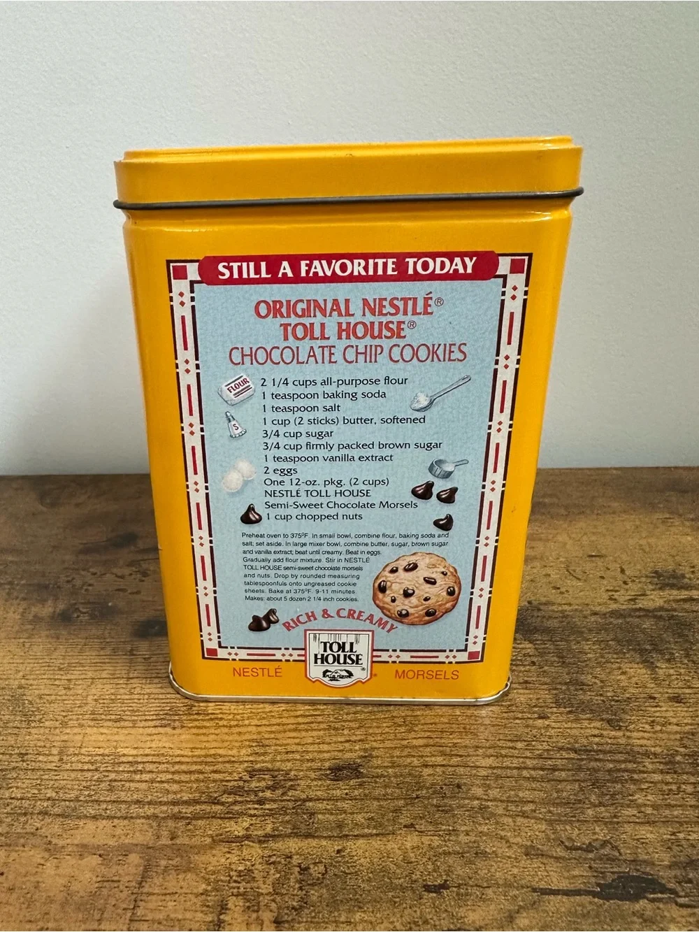 Toll House Cookie Tin